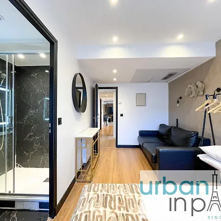 شقة Urban Flat 128 - Art Rock 4bdr Flat Near Champs-elysees باريس
