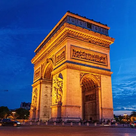 شقة Urban Flat 128 - Art Rock 4bdr Flat Near Champs-elysees *