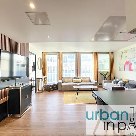 Urban Flat 128 - Art Rock 4bdr Flat Near Champs-elysees Apartment Paris