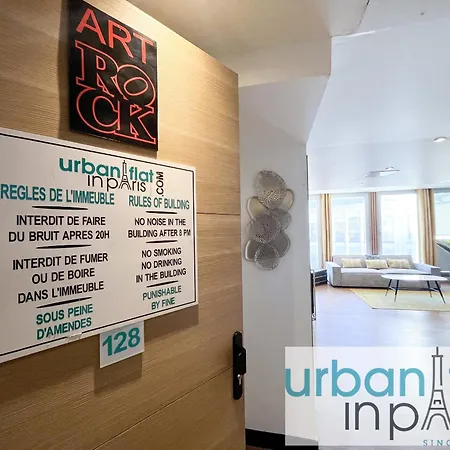 Urban Flat 128 - Art Rock 4bdr Flat Near Champs-elysees Lejlighed *