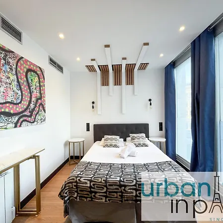 Lejlighed Urban Flat 128 - Art Rock 4bdr Flat Near Champs-elysees *