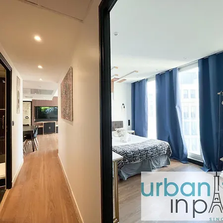 Urban Flat 128 - Art Rock 4bdr Flat Near Champs-elysees Lejlighed *