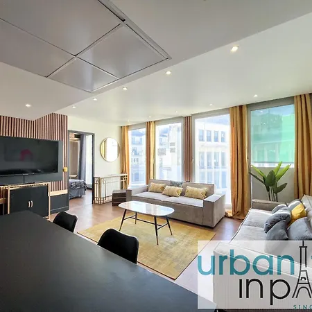 Lejlighed Urban Flat 128 - Art Rock 4bdr Flat Near Champs-elysees