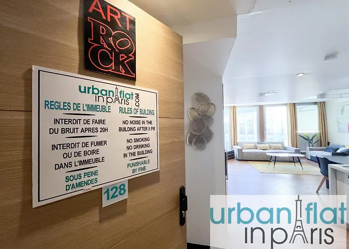 Urban Flat 128 - Art Rock 4bdr Flat Near Champs-elysees Apartamento *
