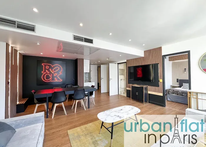 Urban Flat 128 - Art Rock 4bdr Flat Near Champs-elysees *